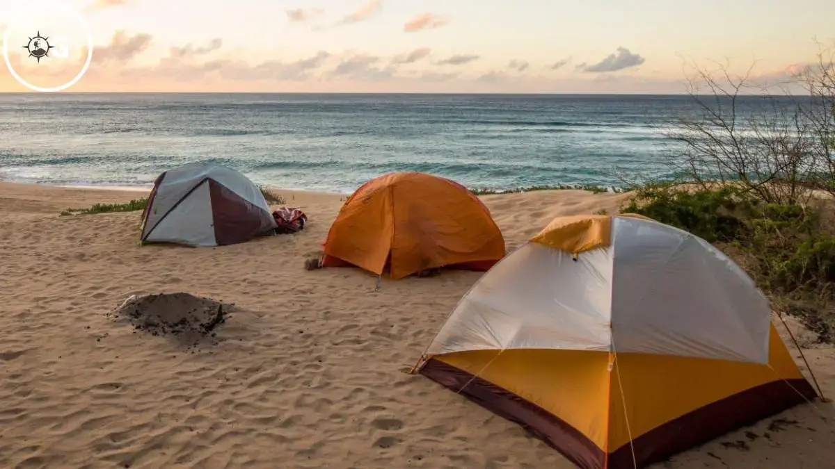 Beach-camping