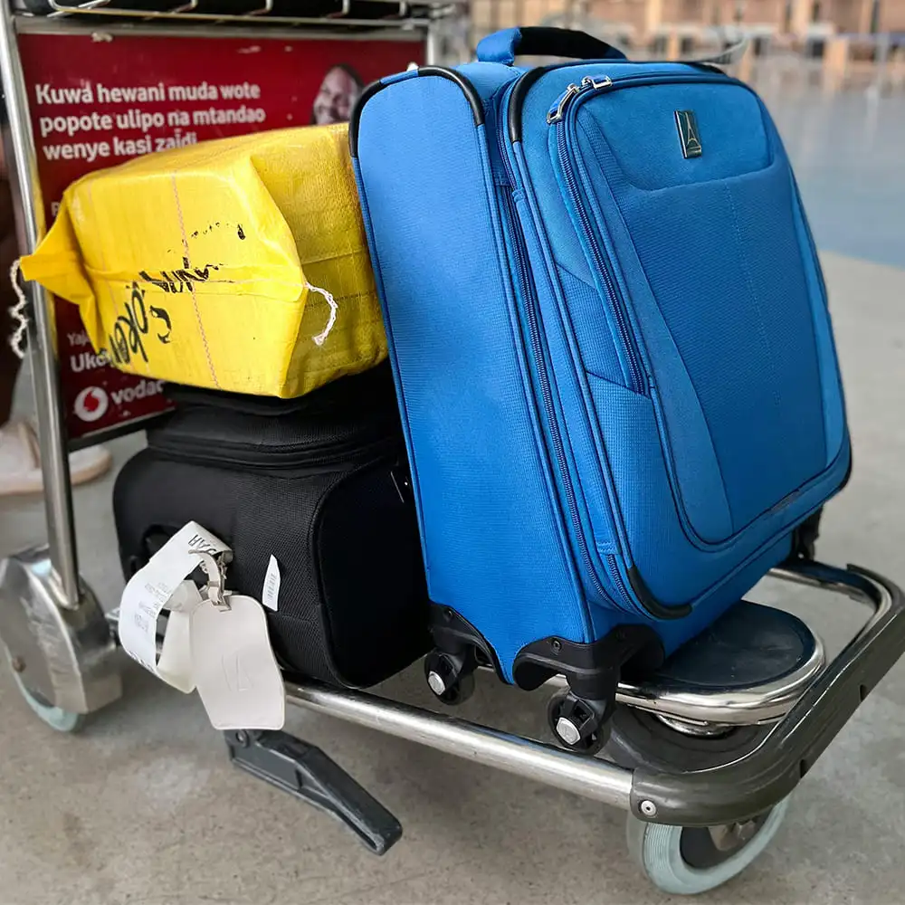 Soft side trolley bag