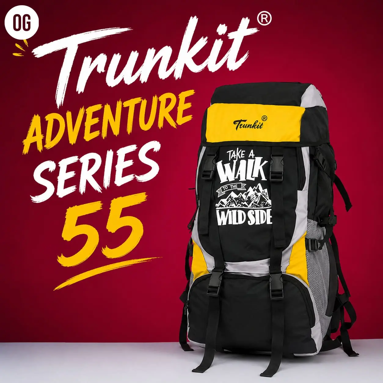 Trunkit 55 travel backpack