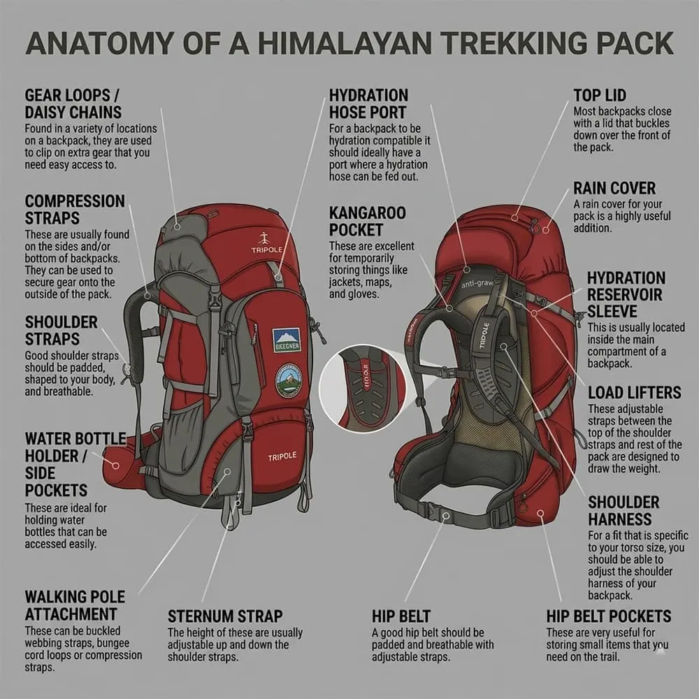 How to Choose a Trekking Backpack in India: The Ultimate Himalayan Rucksack Guide