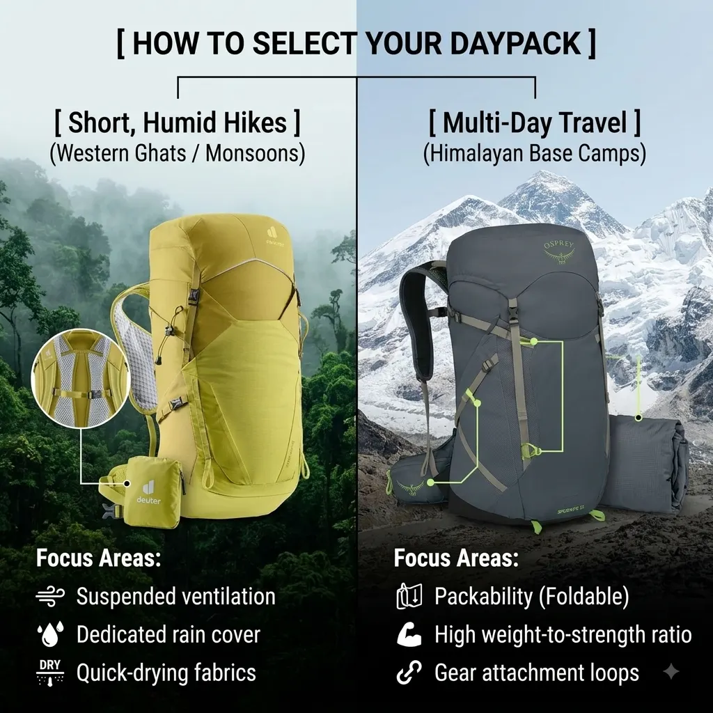Best 25-30L Daypacks in India: Monsoon & Trail Tested