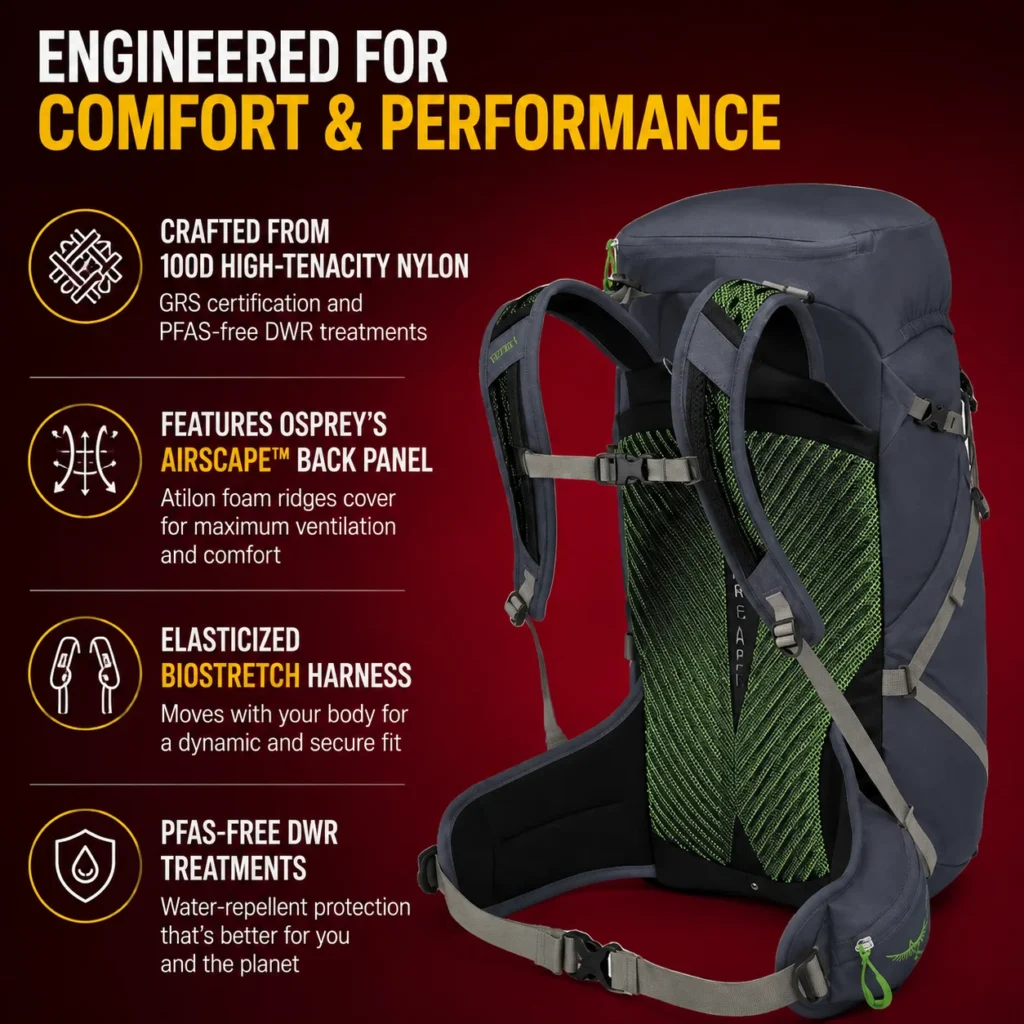 Osprey Sportlite 30L Unisex Hiking Backpack